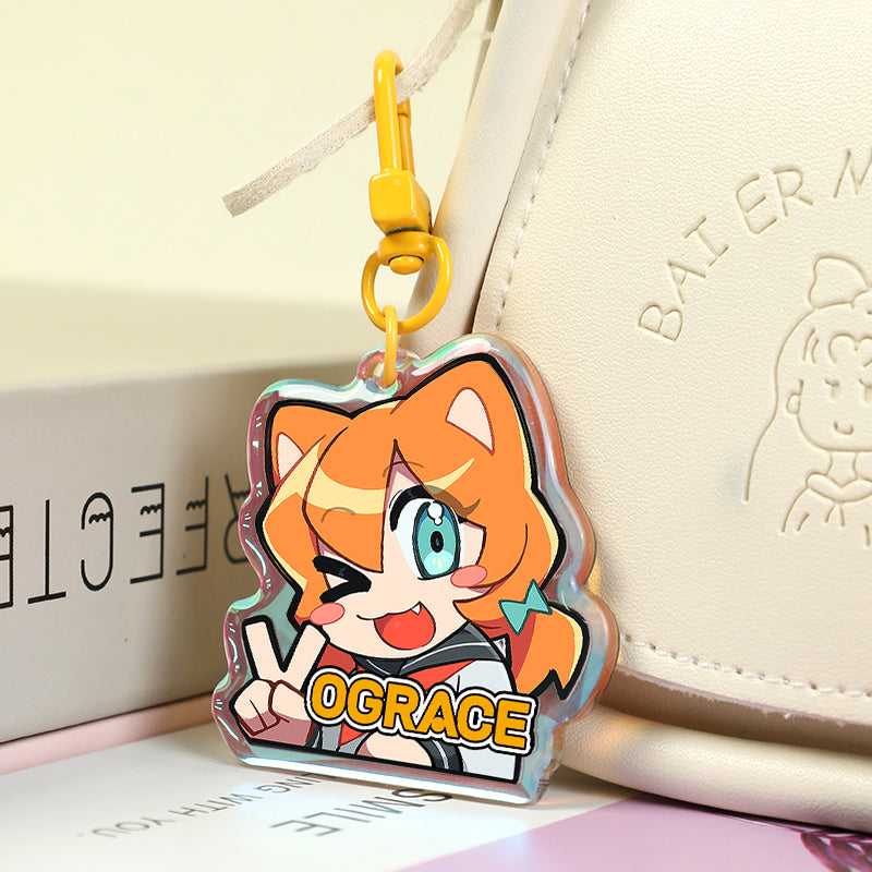 Porte-clés arc-en-ciel personnalisés