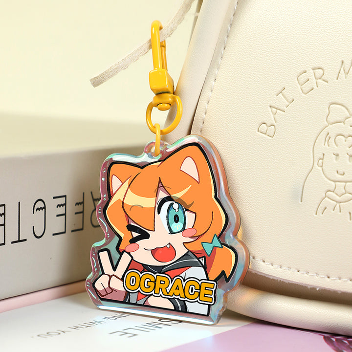 Porte-clés arc-en-ciel personnalisés