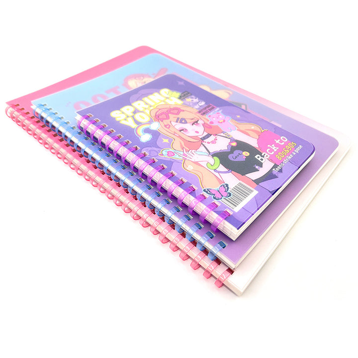 Custom Cold Foil Stamping Soft Ring Notebooks - VOGRACE