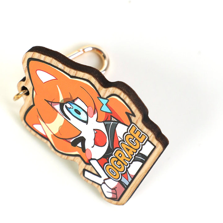 Porte-clés bois synthétique personnalisés