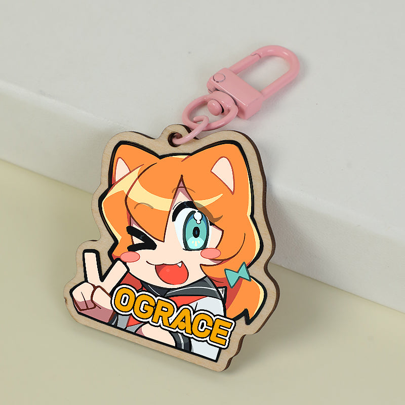 Porte-clés bois synthétique personnalisés