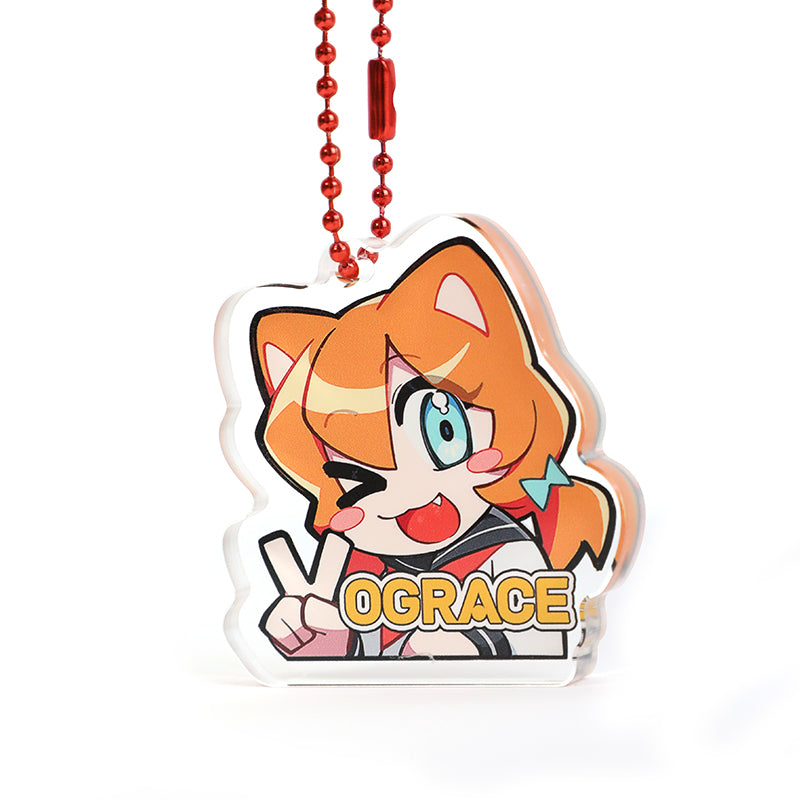  Individuell dickere Acryl-Schlüsselanhänger