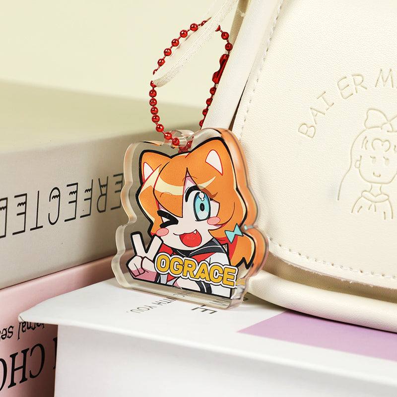  Individuell dickere Acryl-Schlüsselanhänger