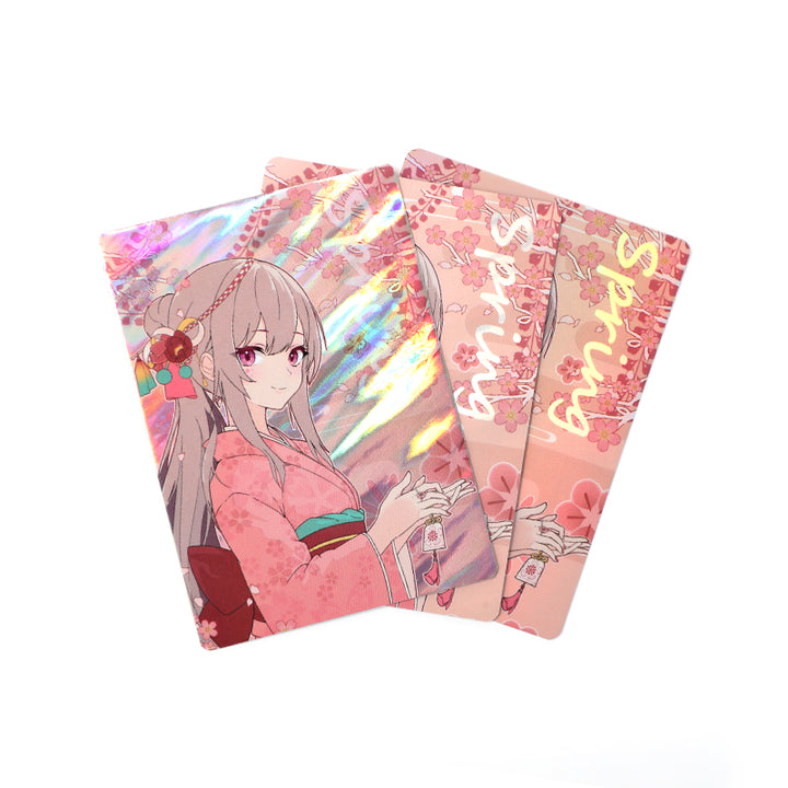 Cartes de trading holographiques personnalisées, cartes de jeu TCG d'artiste personnalisées 