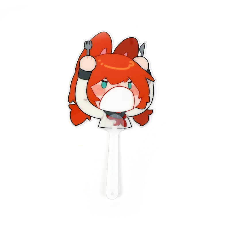 Custom Translucent Hand Fans(Flash Sale)