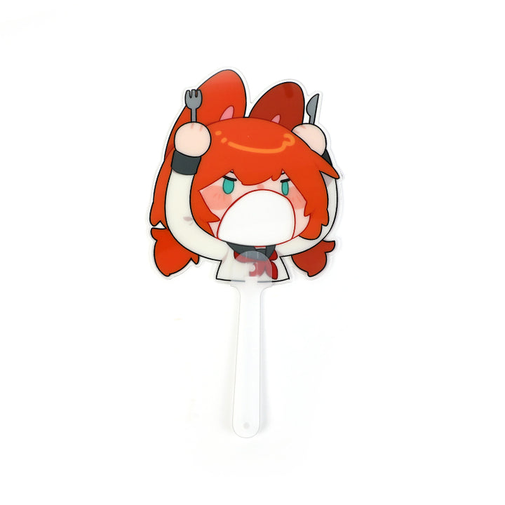 Custom Translucent Hand Fans(Flash Sale)