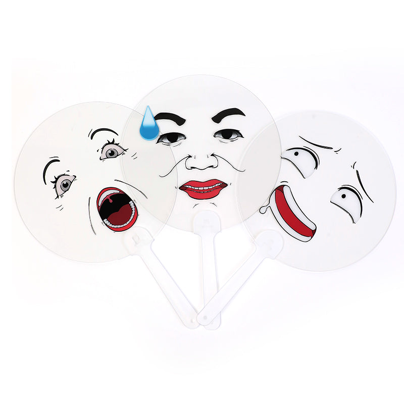Custom Translucent Hand Fans(Flash Sale)