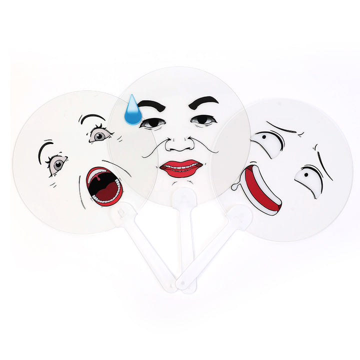 Custom Translucent Hand Fans(Flash Sale)