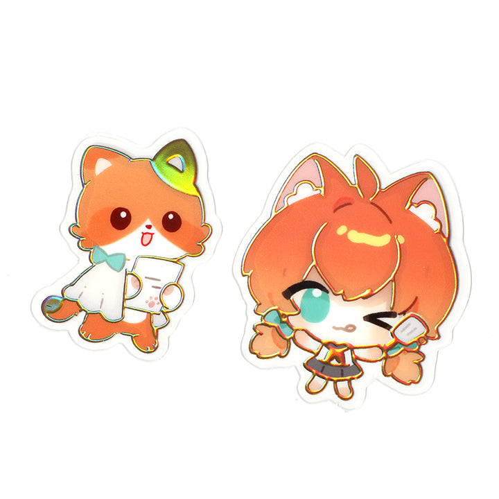 Custom Transparent Raised Foil Sticker Sheet