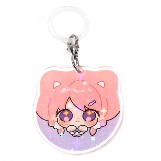 Custom Umbrella Holographic Keychains