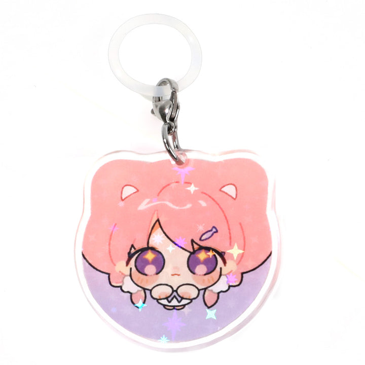 Custom Umbrella Holographic Keychains