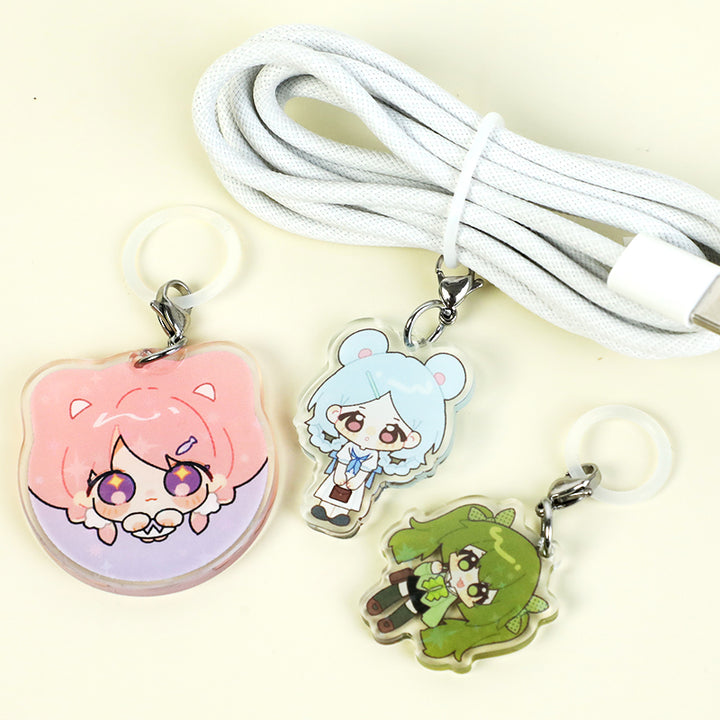 Custom Umbrella Holographic Keychains