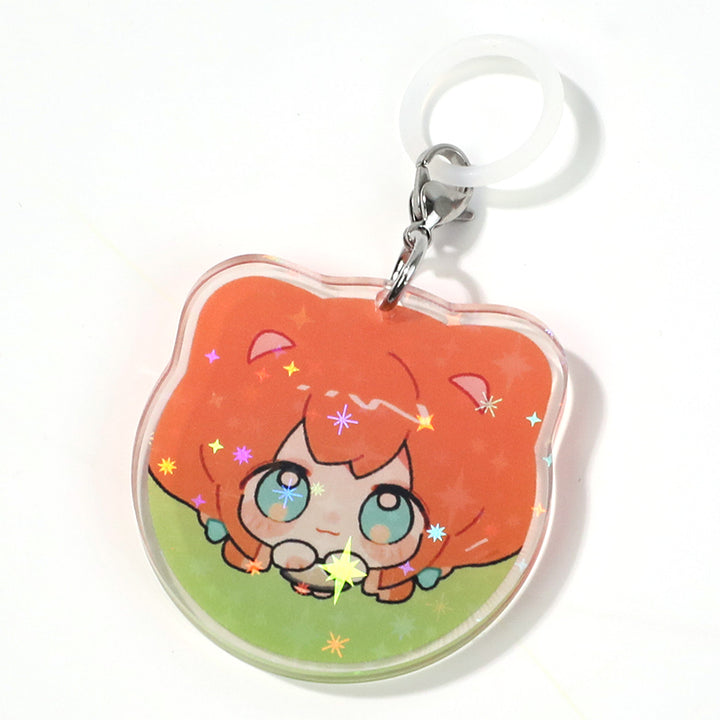 Custom Umbrella Holographic Keychains