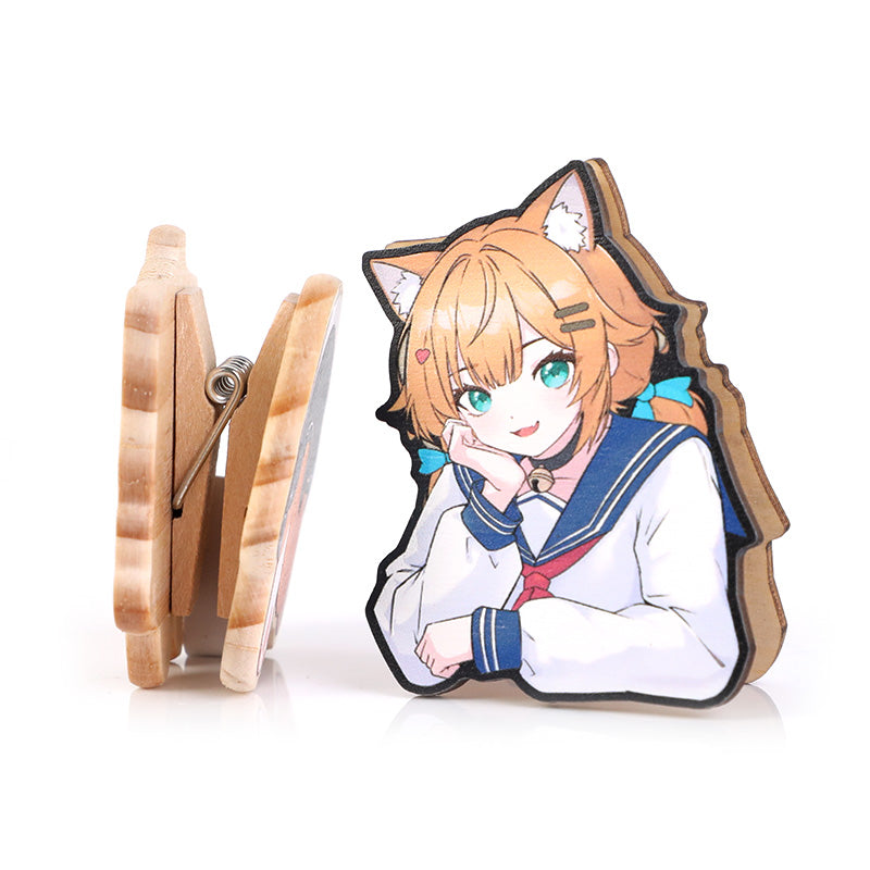 Custom Wooden Binder Clip
