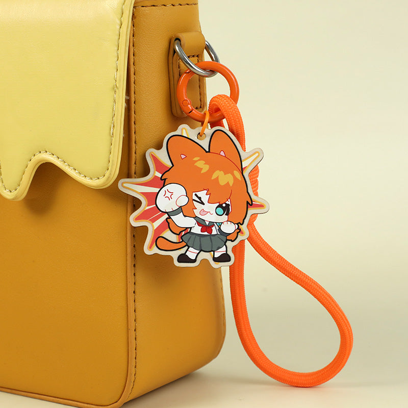 Custom Wooden Braided Lanyard Keychain With Rope