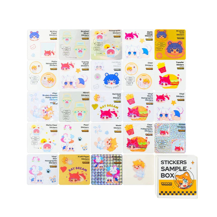 Sticker Sample File Sticker Sample Box – VOGRACE