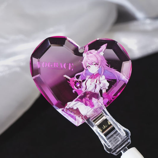 Porte-clés diamant en acrylique personnalisés 