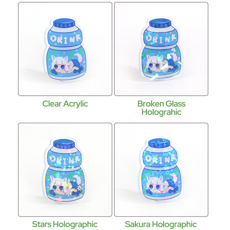 Standees Acrylique transparent Personnalisés