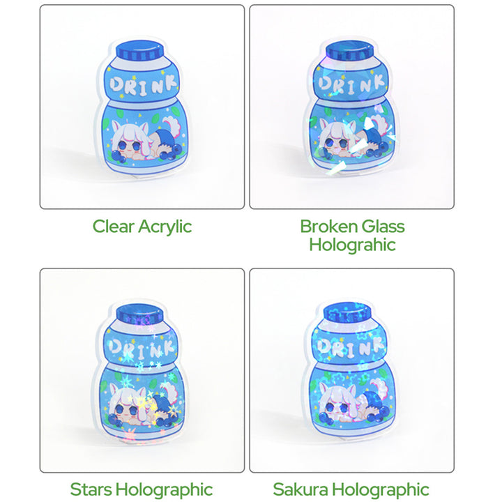 Standees Acrylique transparent Personnalisés