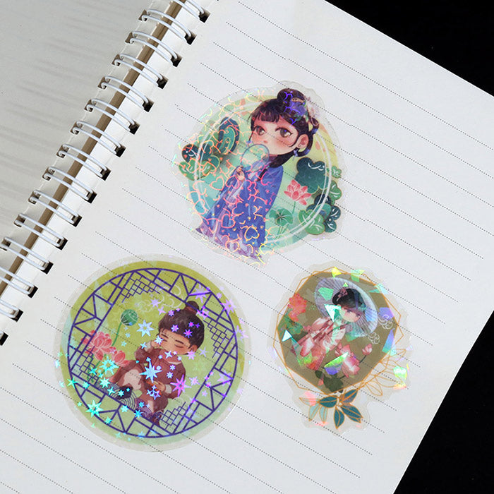 Custom Clear Holographic Stickers - VOGRACE
