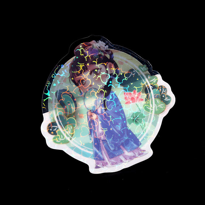 Custom Clear Holographic Stickers - VOGRACE