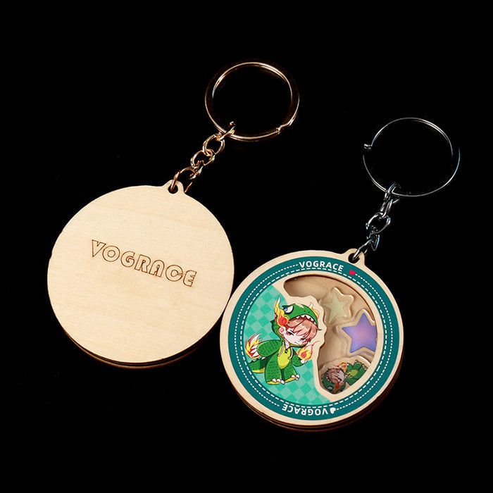 Custom Wooden Shaker Keychains