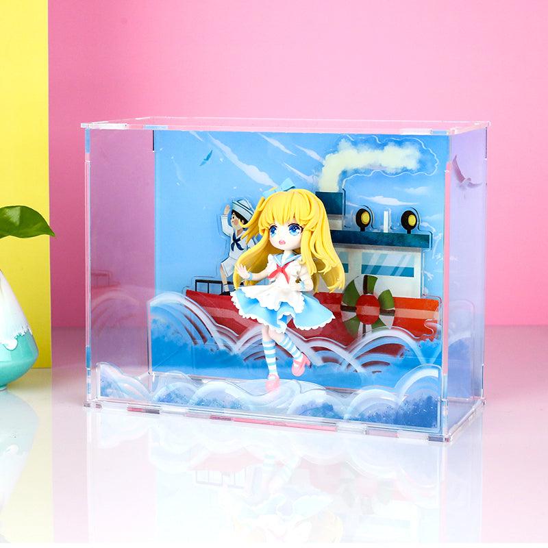 Custom Acrylic Garage Kit Display Box - VOGRACE