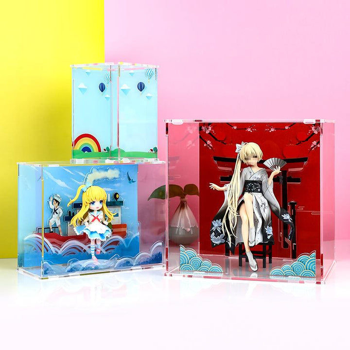 Custom Acrylic Garage Kit Display Box - VOGRACE