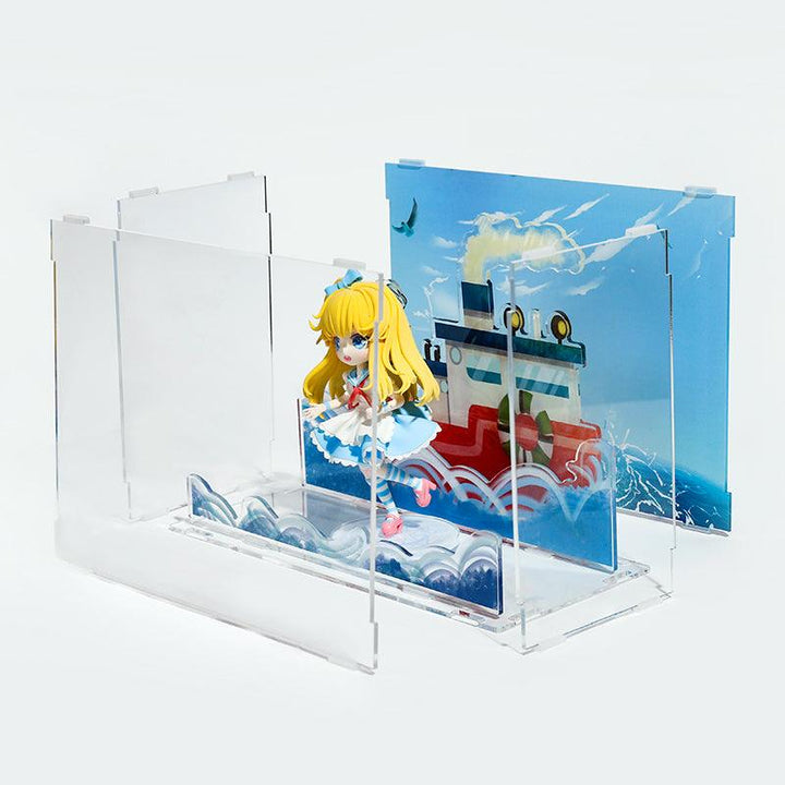 Custom Acrylic Garage Kit Display Box - VOGRACE