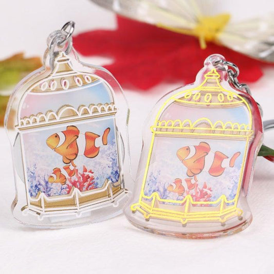 Custom Hot Stamping Epoxy Acrylic Keychains - VOGRACE