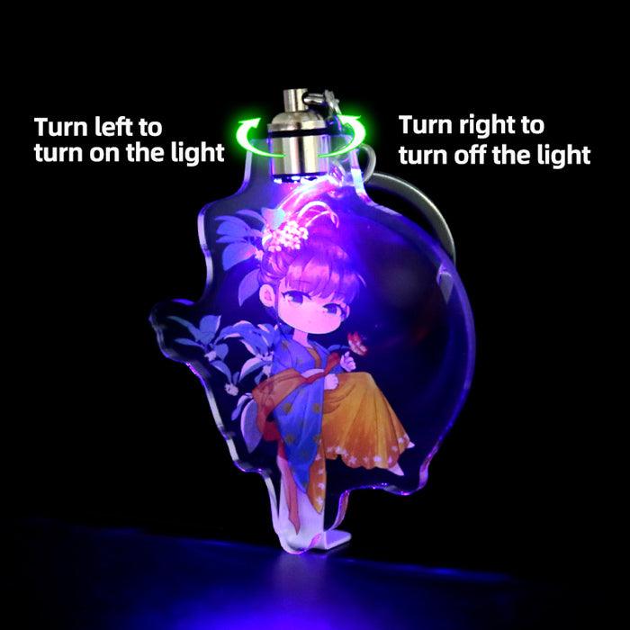 Custom Light Up Acrylic Keychain - VOGRACE