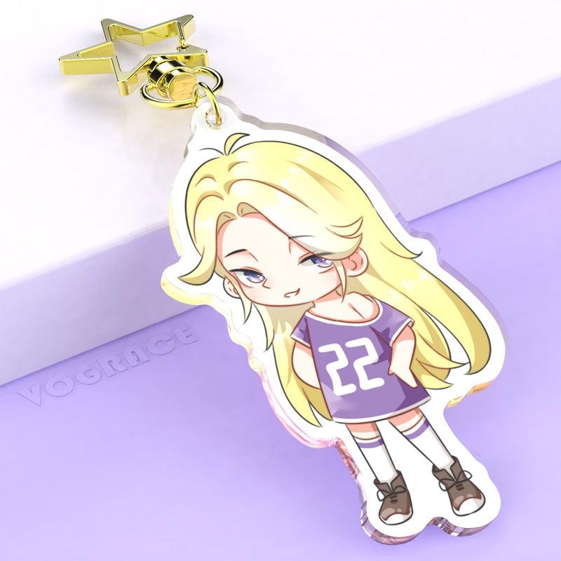 Custom Non Clear Acrylic Keychain - VOGRACE